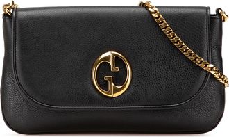 Gucci Pre-owned Womens Shoulder Bag - Black Leather - One Size