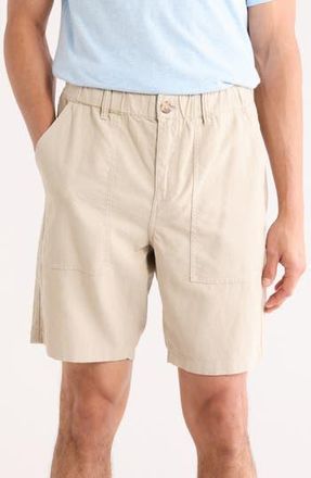 Barbour Linen & Cotton Shorts in Mist at Nordstrom Rack, Size X-Large