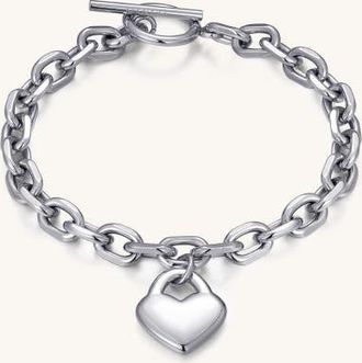 Mantra Love Yourself - Chain Bracelet in Silver at Nordstrom