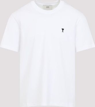Ami White Crewneck Logo T-Shirt