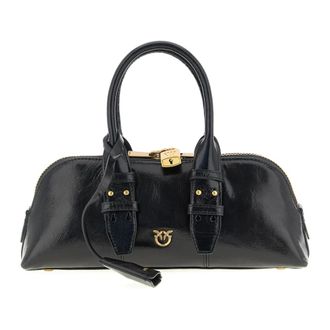 Pinko Escape Bag Kleine Handtas - Dames - Handtassen - Zwart - ONE Size - Katoen - Tassen