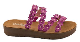 Corkys Footwear Womens Garden Party Slide Sandals In Pink