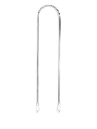 Rick Owens snake chain keyring - unisex - Brass - One Size - Silver