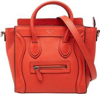 Celine Pre-owned Celine Nano Leather Luggage Tote Ladies 6GF1A24FIVX8TGXB