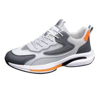 Generic running shoes mens Wedge Trainers for Women Wide Fit Orthopedic Shoes for Women UK Ladies Arch Support Walking Shoe Lightweight Breathable Mesh Low To