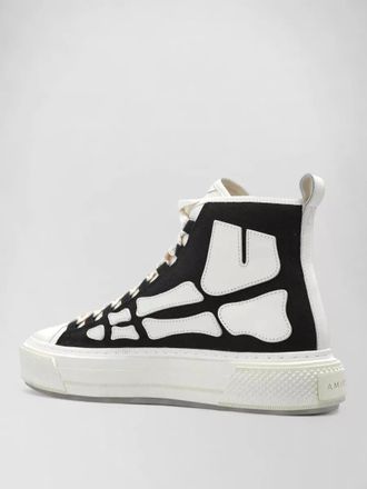 Amiri canvas skeleton print hi-top sneakers