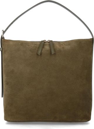 A.P.C. Vera Tas - unisex - Schoudertassen - Groen - ONE Size - Katoen - Tassen