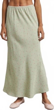 Wishlist Blossom Skirt In Green
