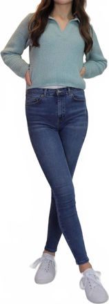 Papillon Chenille Polo Sweater In Sea Foam