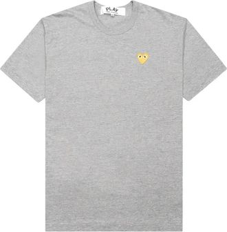 Comme Des Garçons T-shirt con cuore - Grigio