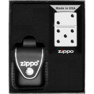 OEM Encendedor Zippo Dominos Design Set De Regalo N.&ordm; 3