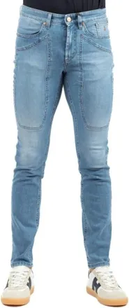 Jeckerson Uomo, Jeans, Blu, W38, new