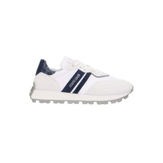 Roberto Cavalli Sneakers Met RC Logo - Heren - Schoenen - Wit - Maat: 43 EU Leer