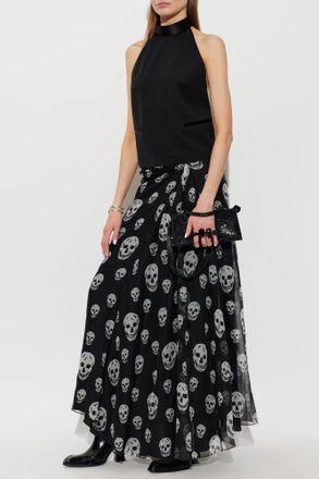 Alexander McQueen Wool Top, Womens, Black