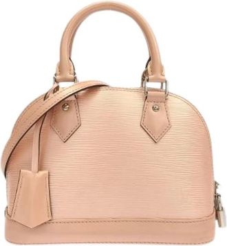 Louis Vuitton Pre-owned Alma BB Epi Bag - Dames - Vintage Handtas - Beige - ONE Size - Leer - Vintage