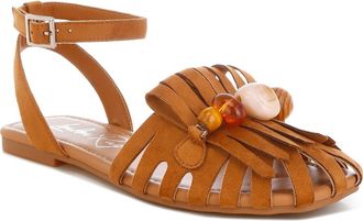 London Rag Corvina Ankle Strap Sandal in Tan at Nordstrom Rack, Size 7.5