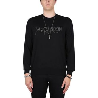 Alexander McQueen Hombre, Jerseys, Negro, Talla: L