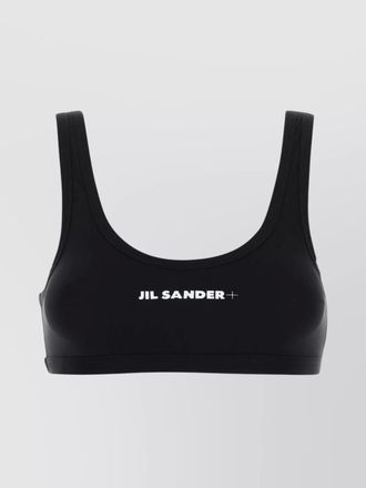 Jil Sander logo bikini top