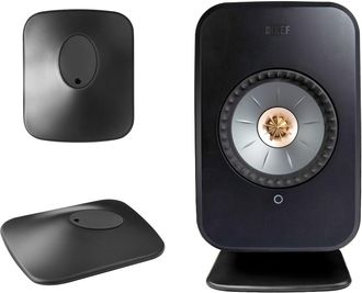 OEM Juego De 2 Soportes Para Altavoces Kef Lsx Ii/lsx Ii Lt, Monitor De Sonido Envolvente, Soporte De Escritorio, Accesorios Para Tv Y Cine En Casa (negro