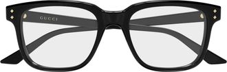 Gucci Glasses, unisex, Black, Size: 53 MM Occhiali da vista