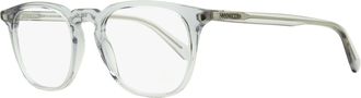 Moncler Mens Rectangular Eyeglasses ML5151 020 Transparent Gray 50mm