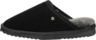 Warmbat Classic Pantoffels Open - Heren - Pantoffels - Zwart - 44 EU - Wol - Schoenen