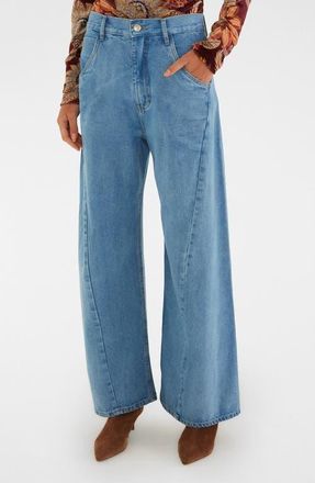 Farm Rio Wide Leg Jeans in Denim at Nordstrom, Size 31