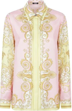 Versace Spring Barocco Shirt - Dames - Overhemden - Veelkleurig - S - Overhemden
