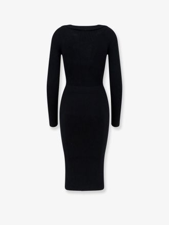 Elisabetta Franchi Womens Dress Viscose-Blend Black