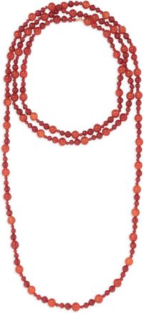 Jennifer Behr Collana Veda con perline - Rosso