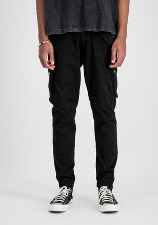 Alpha Industries Cargohose ALPHA INDUSTRIES Combat Pant, Herren, Gr. 28, Normalgr&ouml;ssen, schwarz, Obermaterial: 98% Baumwolle, 2% Elastan; Futter: 100% Baumwolle, Hosen