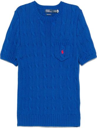 Polo Ralph Lauren Top in maglia a maniche corte - Blu