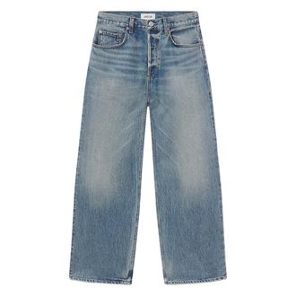 A Gold E Straight Jeans, male, Blue, Size: W34 Magnus Jean