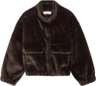 BA&SH Chaqueta Paros - Jackets - Mujer - Marr&oacute;n - M