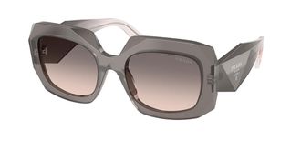Prada PR B23SF Asian Fit 20F70S Womens Sunglasses Grey Size 55