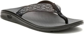 Chaco Classic Leather Flip Flop in Summit Black at Nordstrom, Size 13