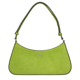 Tory Burch Green Leather Shoulder Womens Bag