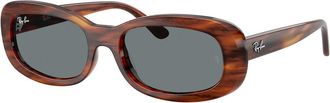 Ray-Ban RB2221F Asian Fit 954/62 Womens Sunglasses Tortoiseshell Size 55