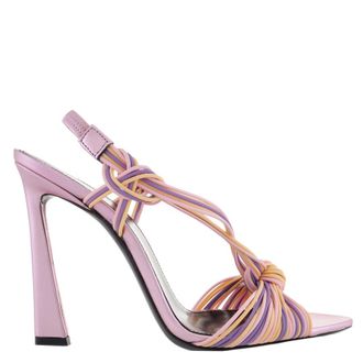 Saint Laurent Womens Scoubi Strappy Sandals, Brand Size 40 ( US Size 10 )