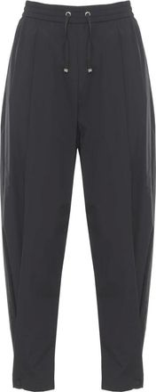 Herno Broeken, Dames, Zwart, L, Technische Stoffbroek
