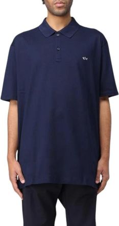 Paul & Shark Cotton Polo Shirt - Heren - Polos - Blauw - M - Katoen - Tops