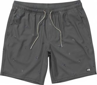 Salty Crew Mens Small Kine Volley Swim Short In Olive