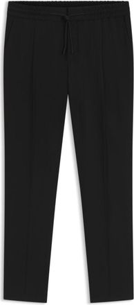 HUGO BOSS Slim-fit pants in wool-blend twill with stretch