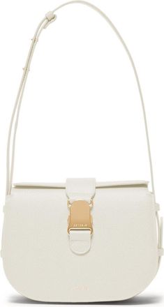 Senreve Cadence Crossbody Pebbled Leather Handbag in Cream at Nordstrom