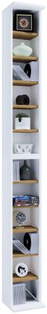 ebuy24 Madera Cd Dvd Stand Decoraci&oacute;n Estante Bigol 180x21x20 - Vcm