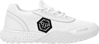 Philipp Plein Schoenen, unisex, Wit, 35 EU, Runner Hexagon