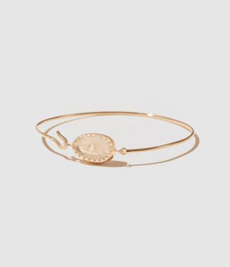 Pascale Monvoisin Bracelet Jonc Orso Moonstone
