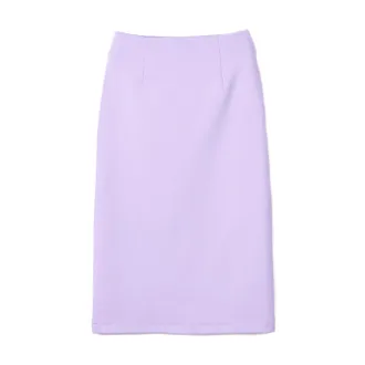 Viktor & Rolf Straight Midi with Slit Skirt - Purple
