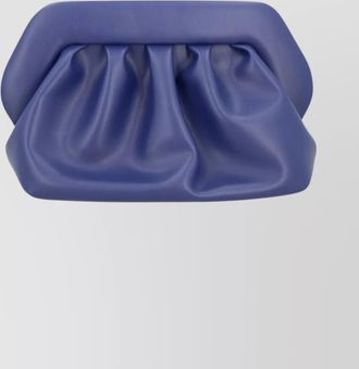 Themoir&egrave; modern pleated clutch wrist strap