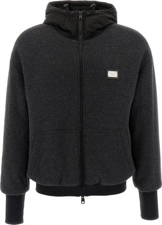 Dolce & Gabbana Giubbini - Heren - Vesten met rits - Zwart - M - Hoodies & sweatvesten